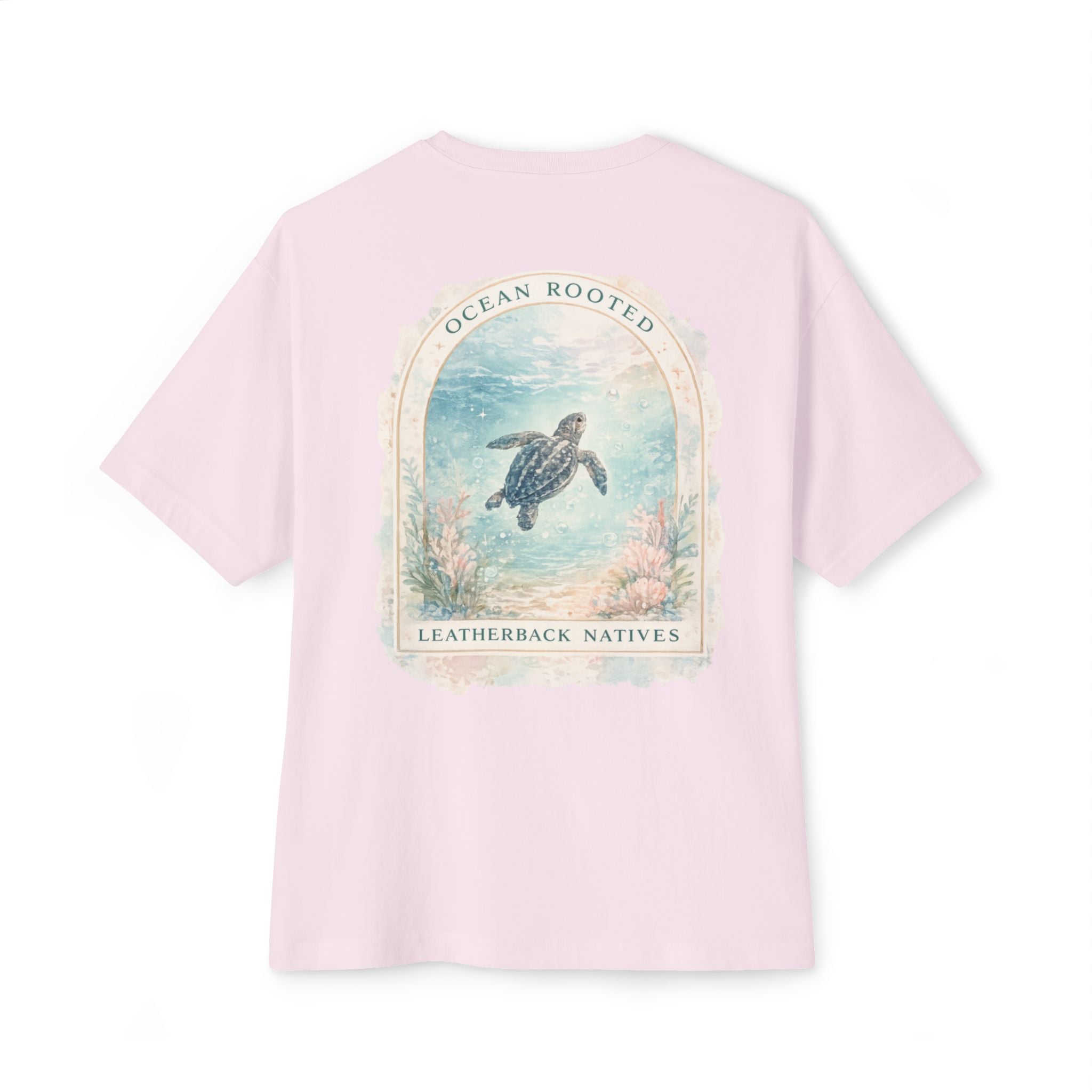 Ocean Rooted Oversized Tee — Relaxed Beach Vibe Boxy T-Shirt